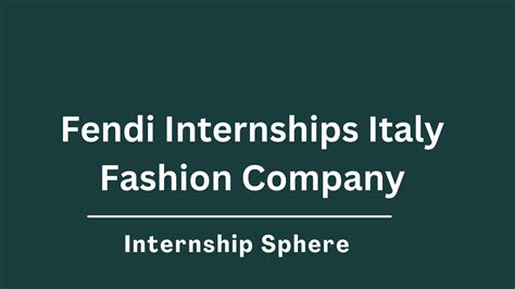 fendi internships.